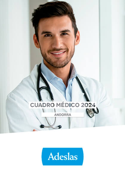 Cuadro médico Adeslas Andorra 2023