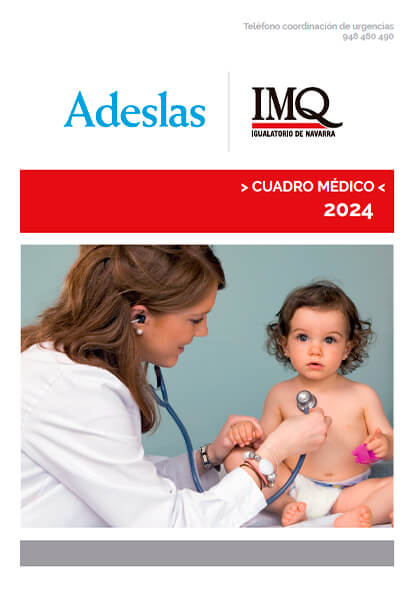 Cuadro médico Adeslas Pamplona 2023