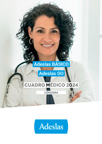 Cuadro médico Adeslas Básico / Adeslas GO Córdoba 2023
