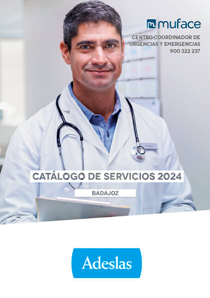 Cuadro médico Adeslas MUFACE Badajoz 2023