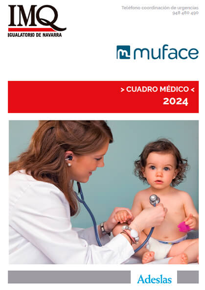Cuadro médico Adeslas MUFACE Navarra 2024