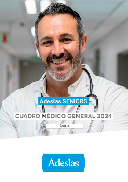 Cuadro médico Adeslas Seniors Ávila 2024