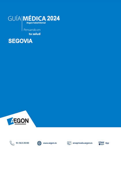 Cuadro médico Aegon Dental Segovia 2023