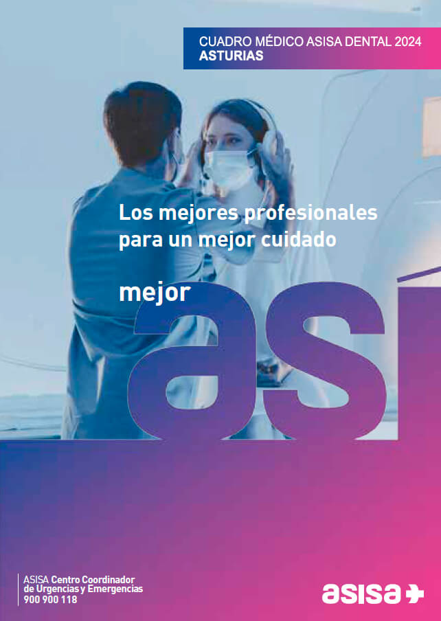 Cuadro médico Asisa Dental Asturias 2024