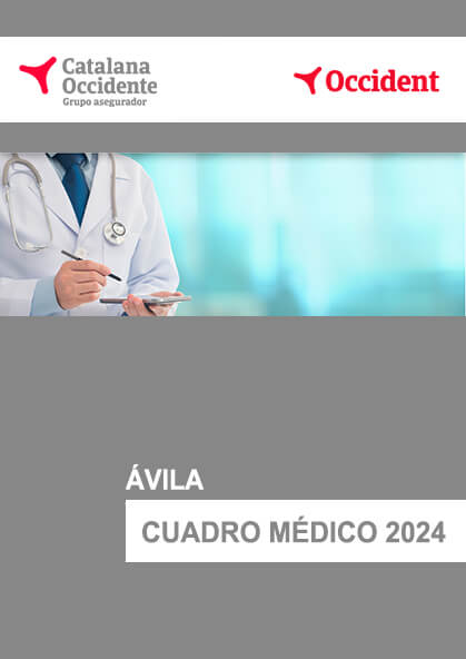 Cuadro médico Catalana Occidente Ávila 2023