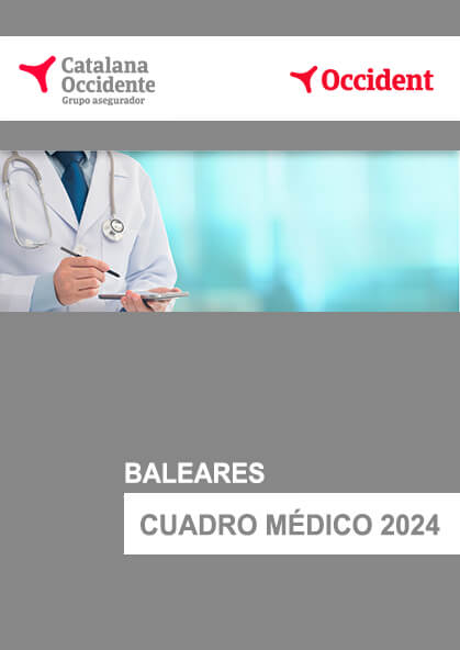 Cuadro médico Catalana Occidente Islas Baleares 2023