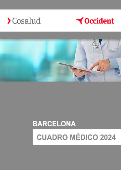 Cuadro médico Cosalud Barcelona 2023