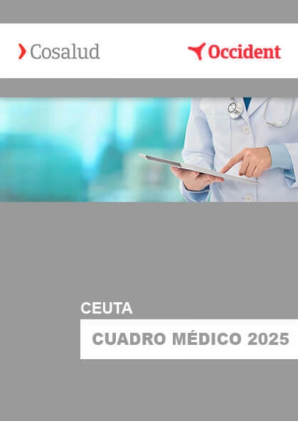Cuadro médico Cosalud Ceuta 2025