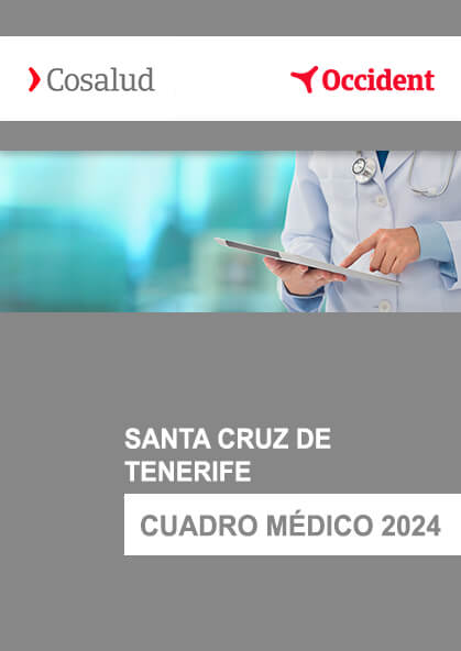 Cuadro médico Cosalud Santa Cruz de Tenerife 2023