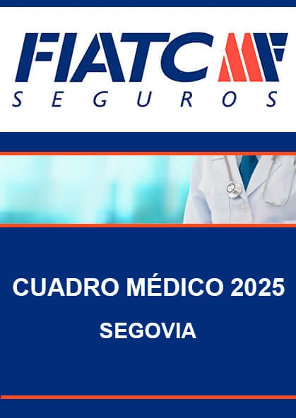 Cuadro médico Fiatc Segovia 2025