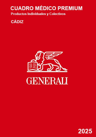 Cuadro Medico Generali Premium Cádiz 2025