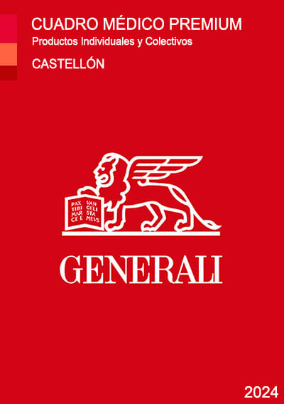 Cuadro Medico Generali Premium Castellón 2024