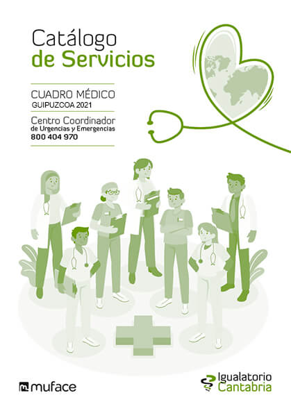 Cuadro médico Igualatorio Cantabria MUFACE Guipúzcoa 2024