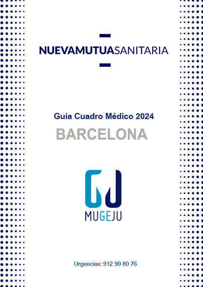 Cuadro médico Nueva Mutua Sanitaria MUGEJU Barcelona 2024