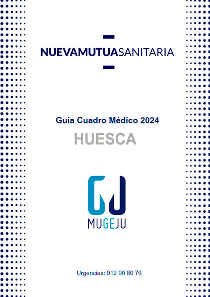 Cuadro médico Nueva Mutua Sanitaria (MUSA) MUGEJU Huesca 2023