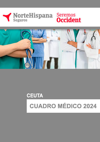 Cuadro médico NorteHispana Ceuta 2023