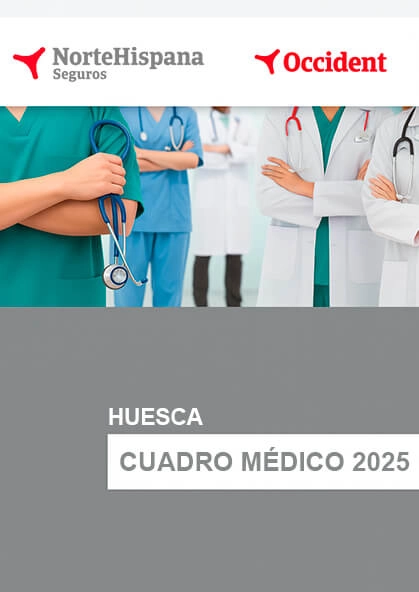 Cuadro médico NorteHispana Huesca 2025