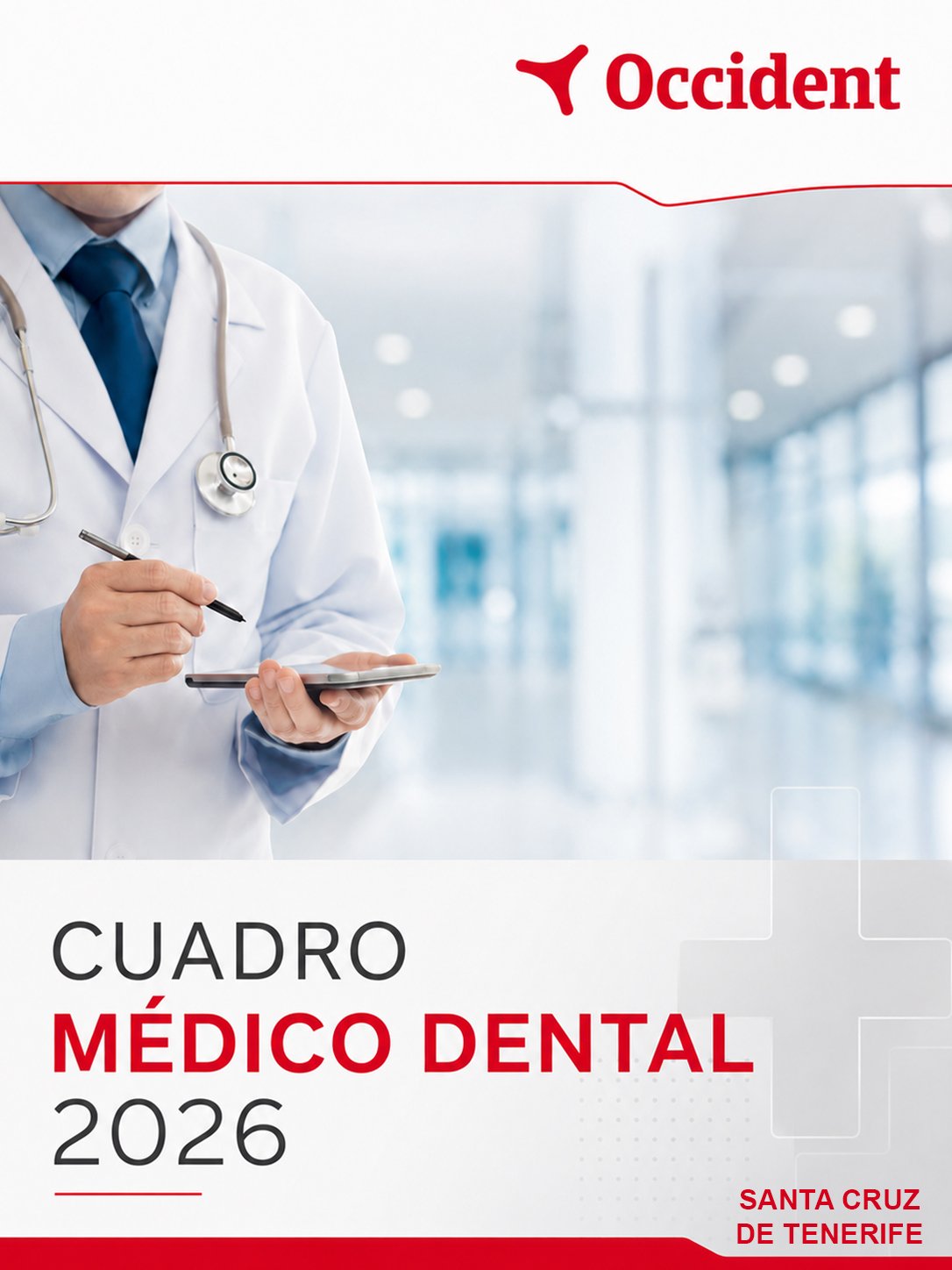 Cuadro médico Occident Dental Santa Cruz de Tenerife 2026