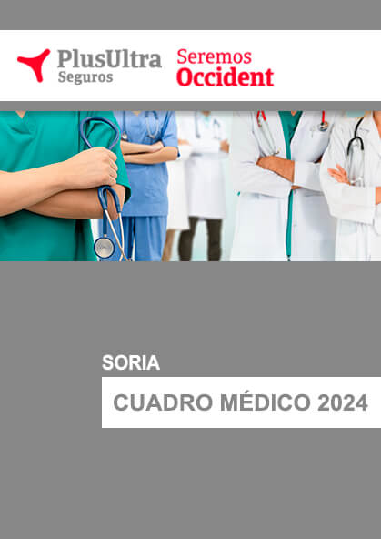 Cuadro médico Plus Ultra Soria 2022