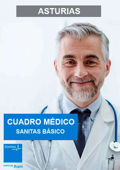 Cuadro médico Sanitas Básico Asturias 2024