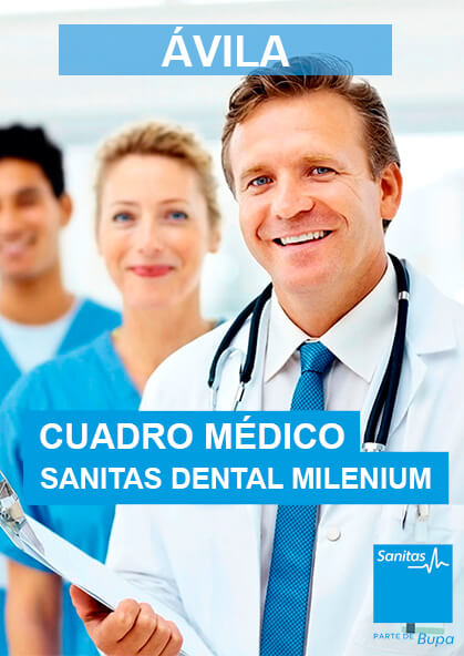 Cuadro médico Sanitas Dental Milenium Ávila 2023