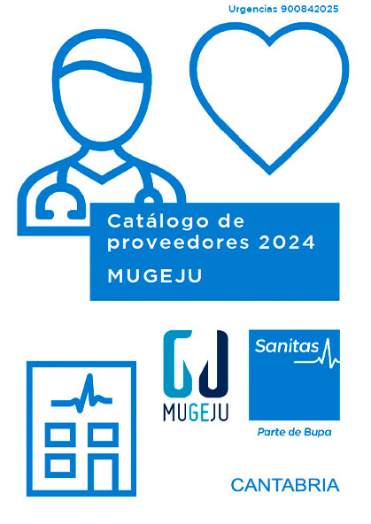 Cuadro médico Sanitas MUGEJU Cantabria 2023