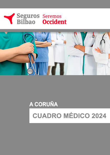 Cuadro médico Seguros Bilbao A Coruña 2024