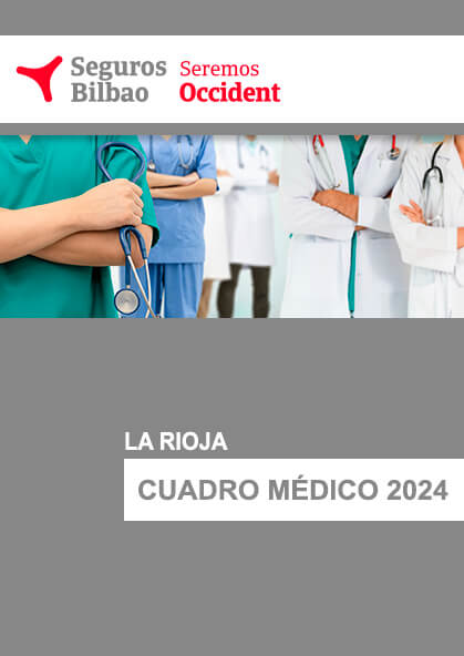 Cuadro médico Seguros Bilbao La Rioja 2023