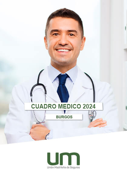 Cuadro médico Unión Madrileña (UM Seguros) Burgos 2022
