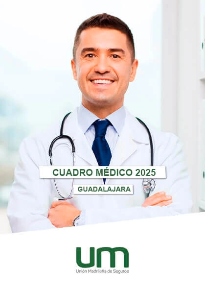 Cuadro médico Unión Madrileña (UM Seguros) Guadalajara 2025