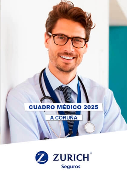 Cuadro médico Zurich Salud A Coruña 2025